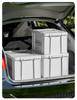 Large Capacity Outdoor Camping Storage Box with Lid - Thick Plastic Car Trunk Organizer