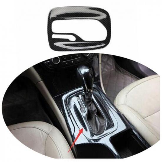 Fit For Buick Regal 2011-2016 Carbon Fiber Central Console Gear Shift Cover Trim