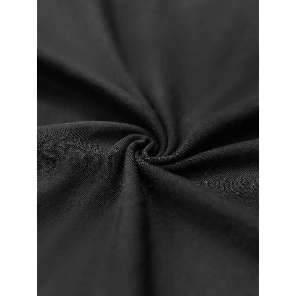 Men's Graphic T-Shirt Black Casual Summer Polyester Tee Print Short Sleeve Crew Neck Heavy Metal Punk Fans