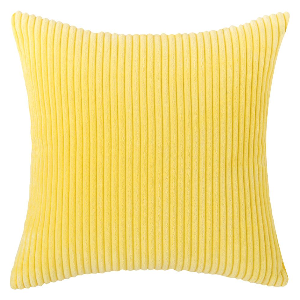Oreiller en velours côtelé épi de blé Style Ins Coussin de canapé de salon Housse d'oreiller américaine Coussin de chevet