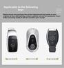 TGM3   Female Key Case for Mercedes Benz CLS CLA GL R SLK AMG A B C S Class 3 Button Remote Car Key Cover Holder Keychain Accessories