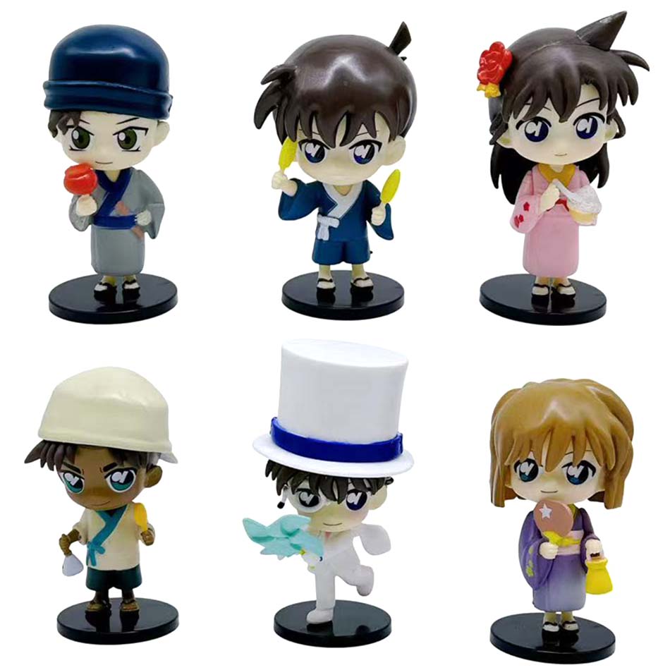 Toys Toys Genuine Detective Conan Gashapon Kuroba Kaito Furuya Rei Akai Shuichi Matsuda Jinpei Action Figure Ornament