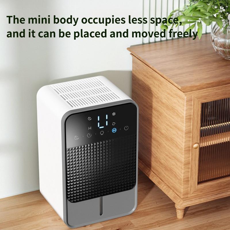 1500ML Digital Display Semiconductor Air Dehumidifier Air Purifier Large Capacity Household Bedroom Basement Air Dryer
