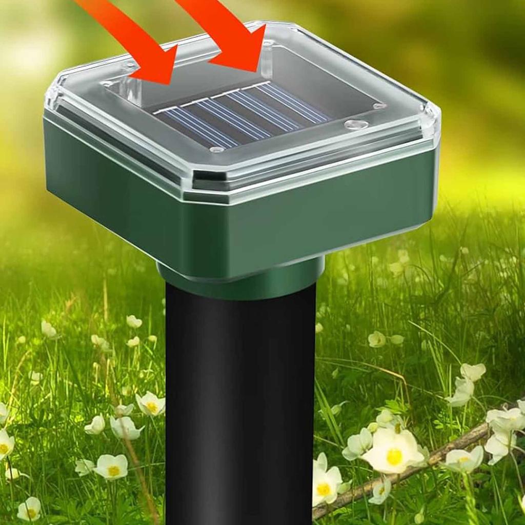 Solar Animal – Outdoor Rat, Bird & Snake , Square Ground Device for Garden & Yard