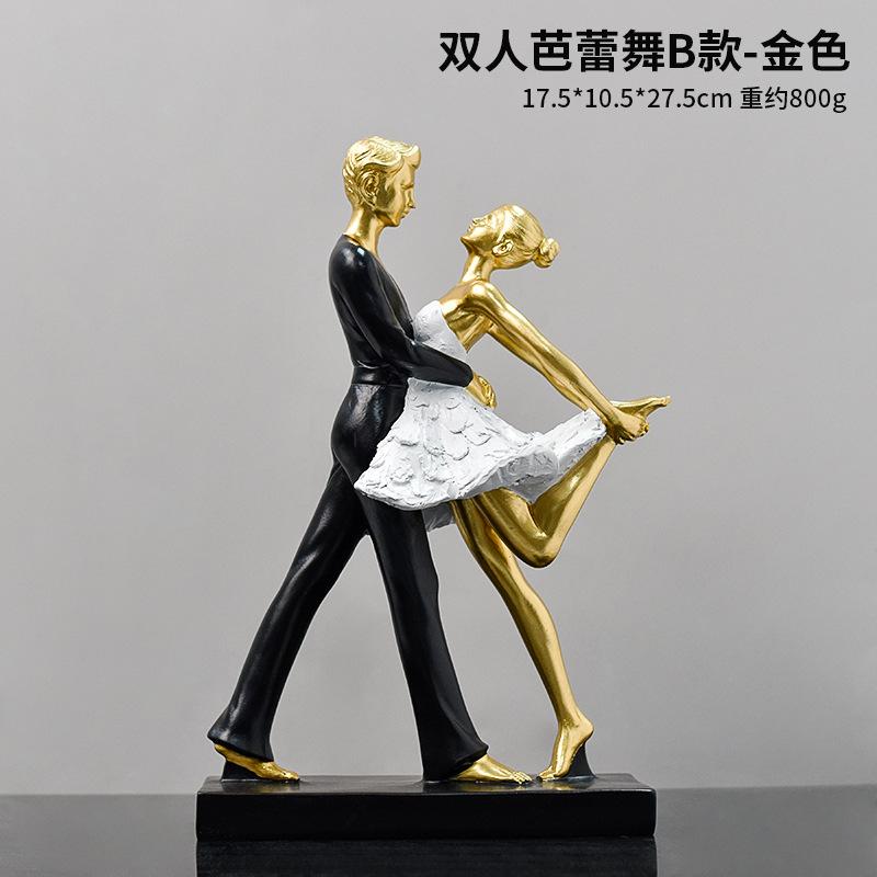 

Light Luxury Dance Girl Art and Crafts Ornament Beauty Salon Counter Desktop Personalized Creative Decoration