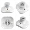 Set of 6 E27 Ceiling Sockets to Screw AC 220-240V, Socket Holder for LED Bulb, Ceiling Base Base E27 Socket
