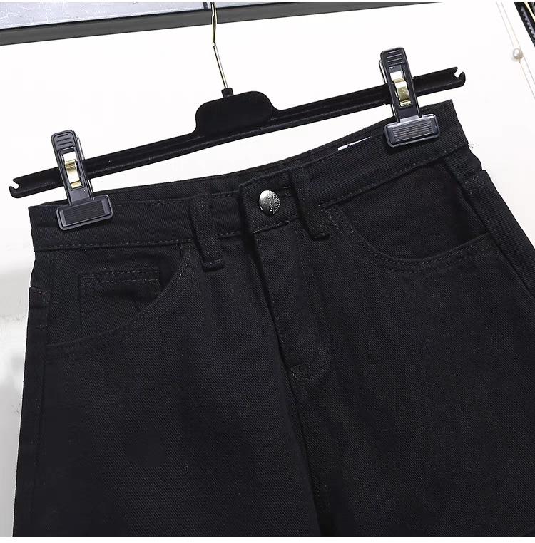 Summer 2026 Women's High-Waisted Denim Shorts - Loose, Slimming, Trendy Korean Style with Wide-Leg Rolled Hem.