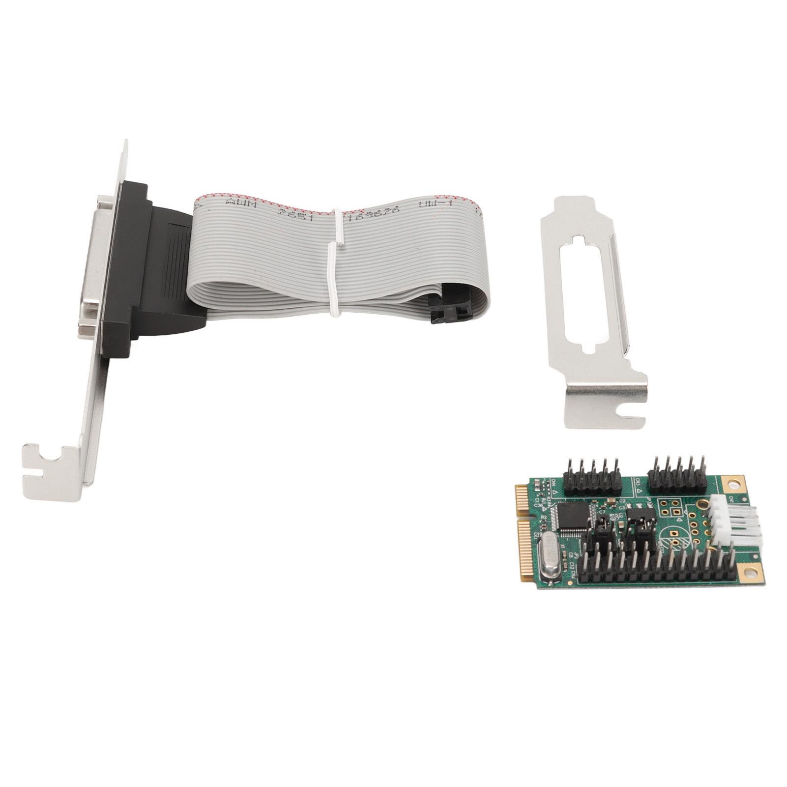 

PCIe Parallel Port Expansion Card MiniPCIE CH382L 1P DB 25 Pin Industrial LTP1 PCIe Riser Card for