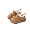 Girls' snow boots, children's cotton shoes, fleece-lined and thickened2026New Winter Snow Cotton Baby Girl Furry Shoes Winter Shoes