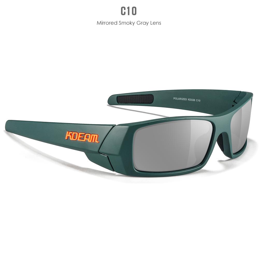 KDEAM Polarized Sun Glasses Men Women Driving Shades Male Rectangular Sunglasses Hiking Versatile Eye Protection UV400 Eyewear