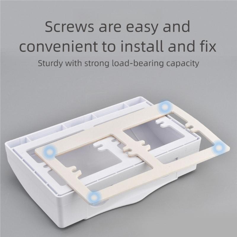 86 Type 2 Gang Outdoor Socket Waterproof Box Plastic Electrical Outlet Cover Receptacle Protectors Socket Case Box