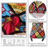 LANMOLIFEChair Cover Printed Dining Chair Covers Stretchable Washable Kitchen Chair Covers Suitable for Banquet Party Decoration