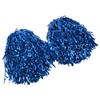 2PCS Cheer ing Pom Poms with Hard Handle Handheld Party Shakers for Dance School Sports Games Team Spirit Cheer Blue