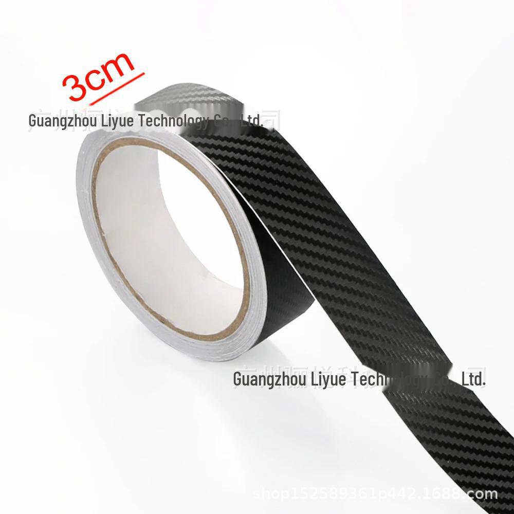 3D Carbon Fiber Self-Adhesive Car Wrap - Scratch-Resistant Center Column & Door Window Tape