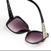 2PCS  Fashion Oversized Sunglasses  PC Female Big Frame Gradient Sun Glasses  mujer