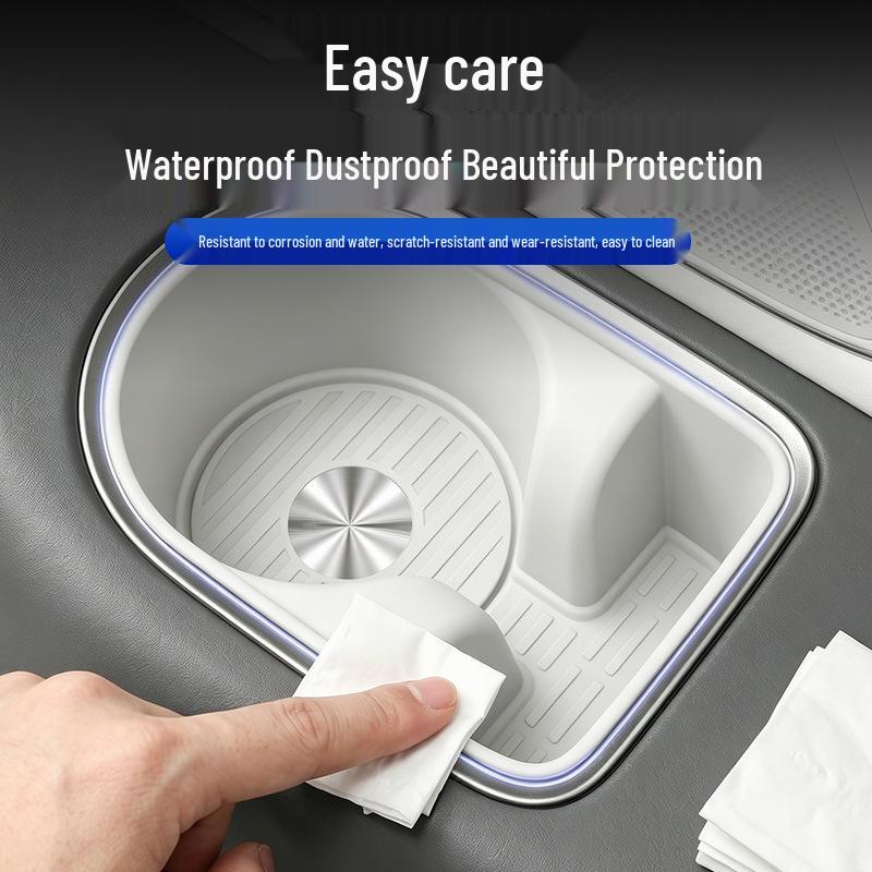 Silicone Anti-slip Cup Holder Pad for Li Auto L9 (3-Row) - Enhances Interior with Stylish Car Upgrade