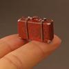 Doll Leather Luggage Trunk Suitcase Vintage Wood Box Dolls Accessories Dollhouse Furniture Gift