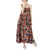 Summer New Literary Sweet A-line Dress Lady Big Yards Bust Type Head Sleeveless Halter Dress Female
