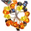 Halloween String Lights with LED Pumpkin and Lights for Outdoor Holiday Decoration