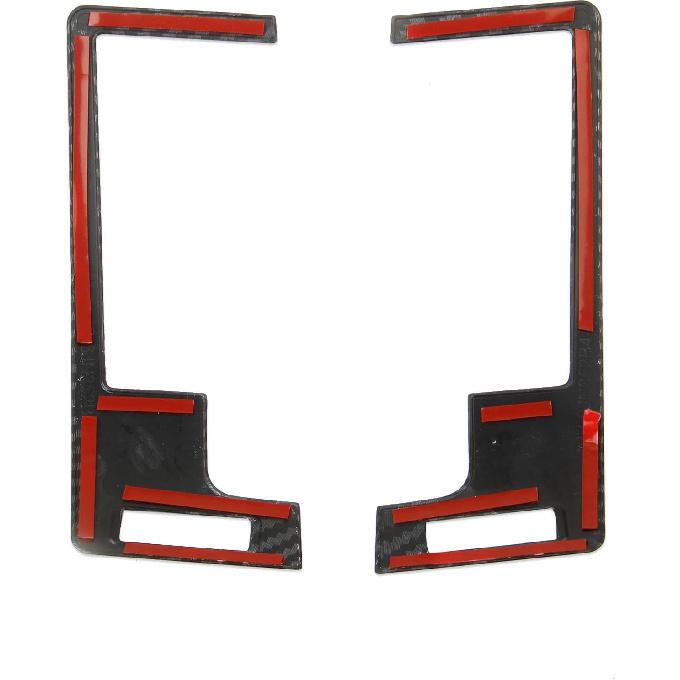 Carbon Fiber Style Center Console Dashboard Air Outlet AC Vent Cover Trim Accessories for Nissan 350Z