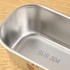 304 Stainless Steel Seasoning Box Leak-proof Condiment Containers Portable Sauce Cup