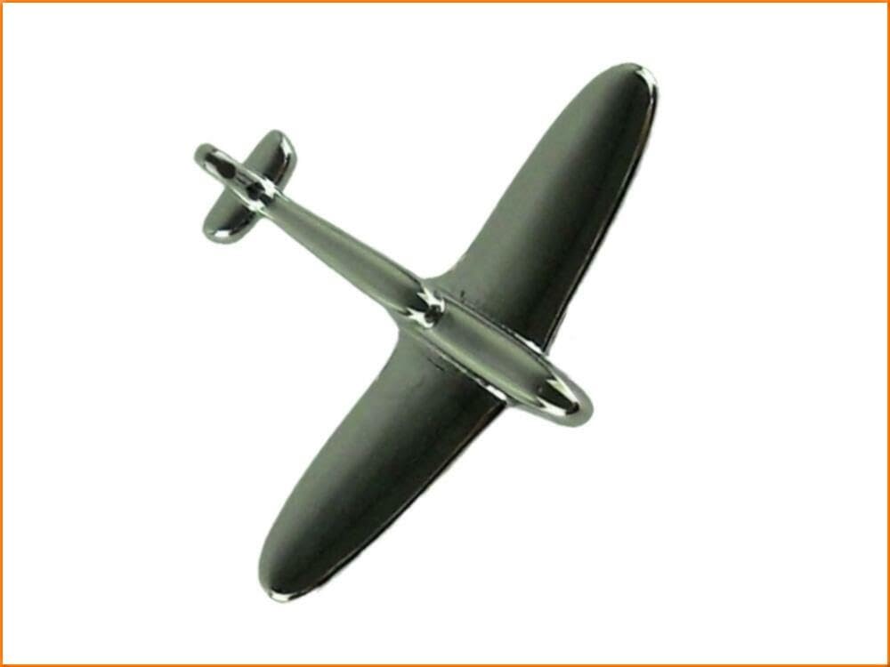 Pin Badge, Pins, Lapel Pin, Brooch, Airplane, Fighter, Aircraft, Propeller Plane, Paper Airplane, Vehicle, A, Silver