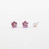OR D`OR Amethyst Flower Earrings