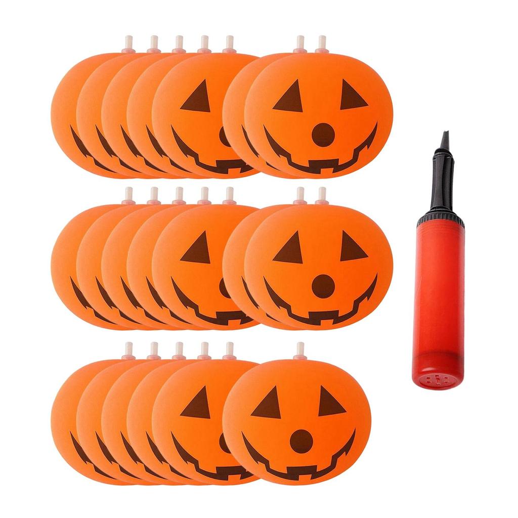 Inflatable Pumpkin Balloons Decorative Halloween Pumpkin Lamp with LED Bright