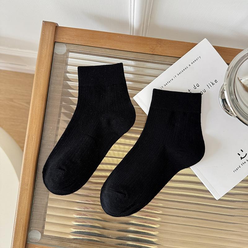 Female Summer Thin New Cotton Lovely Ballet Style Hollow Mesh Breathable Short Tube Socks