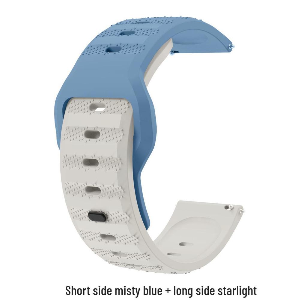 Compatible Silicone Dot Pattern Watch Strap for Samsung, Huawei, Huami, Garmin, and Mi Band