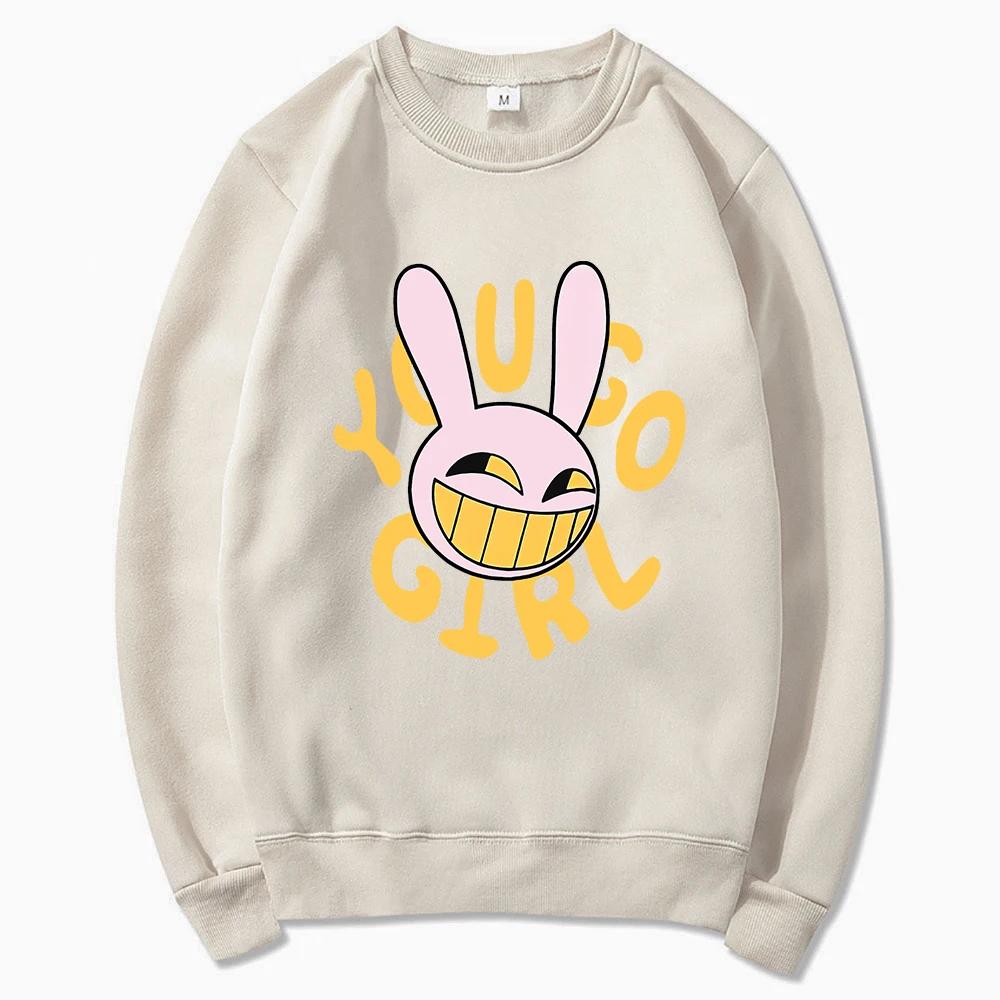 YOU GO GIRL Digital Circus Jax Hoodie Fashion Unisex Harajuku Funny Cute Rabbit Hoodie Unisex Cartoon Vintage Pullover Sweatshirt