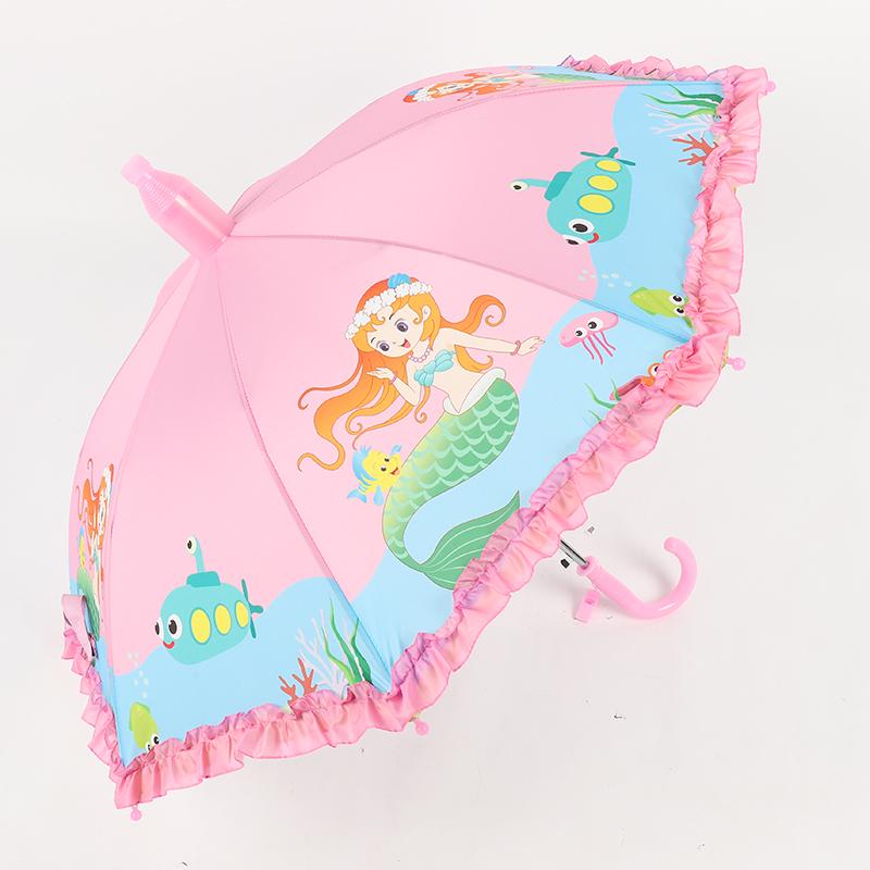 Automatic Cute Children's Umbrella for Students: Girls, Boys, and Kindergarten Kids