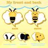 Bee Plush Stuffed Animal Toys Soft Bumblebee Plush Toys Cute Honey Bee Pillow Girl Kids Playmate Birthday Gifts Girls Boy
