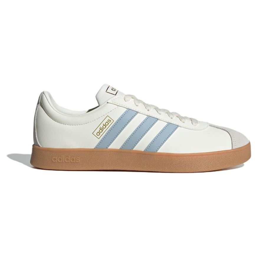 adidas VL Court Classic Off White Wonder Blue Unisex Sneakers Cream Gold-Metallic JH5063