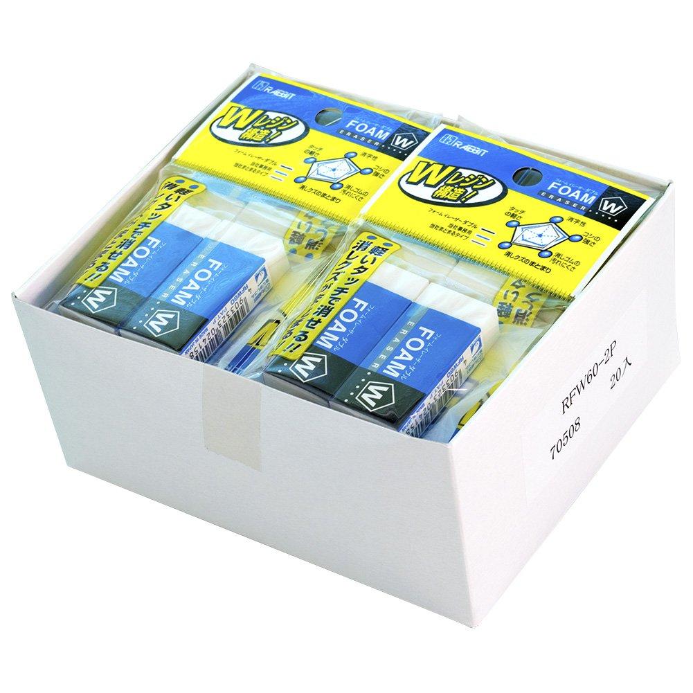 

Sakura Eraser Foam Eraser Double 60 2P x 20 pcs Cray-Pas RFW60-2P(20)