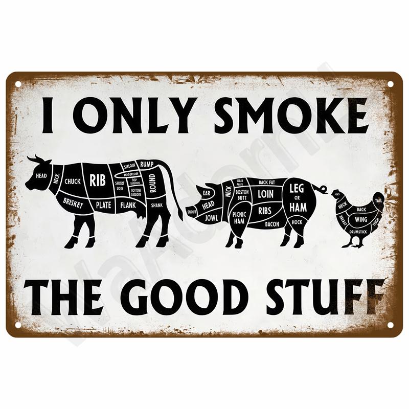 Vintage Metal Plate Tin Sign Plates Bar Retro Metal Sign Wall Art Mural Aesthetic Room Home Decor Items Poster Garage Decorat