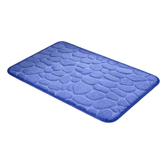Memory Foam Bathroom Mat Backing Super Memory Foam Bath Soft Absorbent Non-Slip PVC Rug with 3D