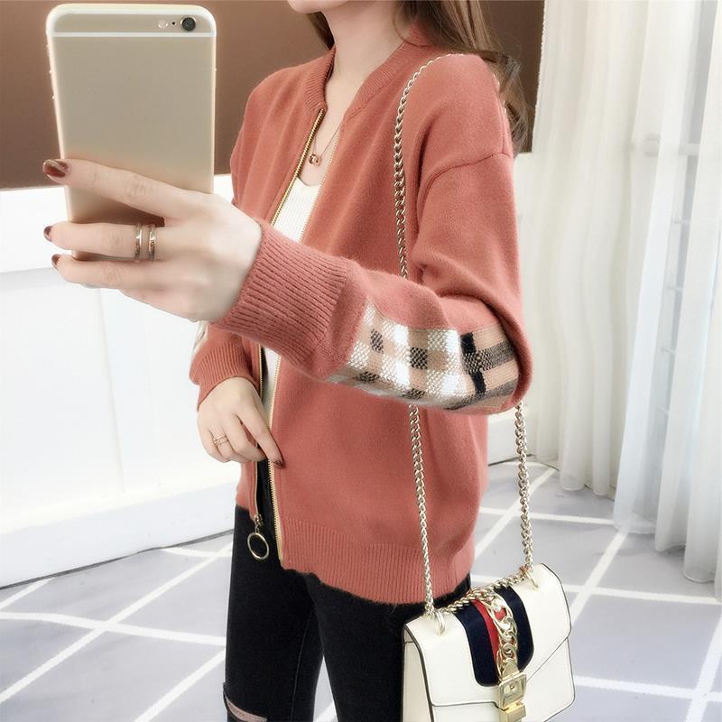 

Модная куртка свободного кроя в корейском стиле для женщин с длинными рукавами M