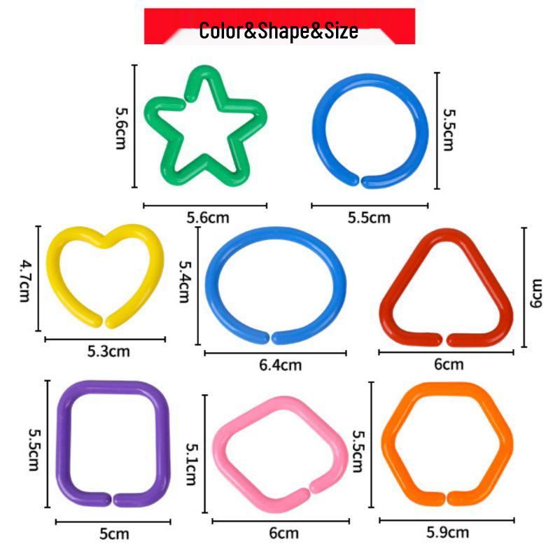 Geometric Link Building Blocks: Small-Sized Intellectual Development Toy for Kids