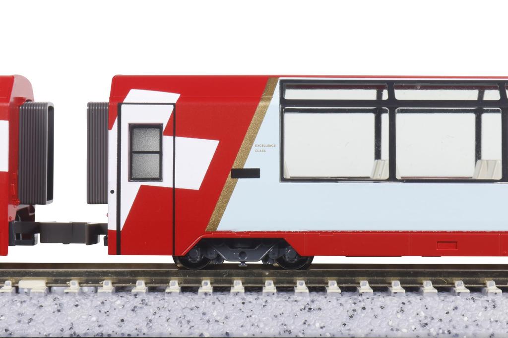 KATO N Gauge Glacier Express Alps Basic Set (3-Car Set) Model No. 10-2026