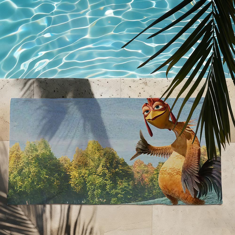 Funny Chicken Joe Towel Drying Bath Towel Applicable To Light Swimming Camping Yoga Beach Out