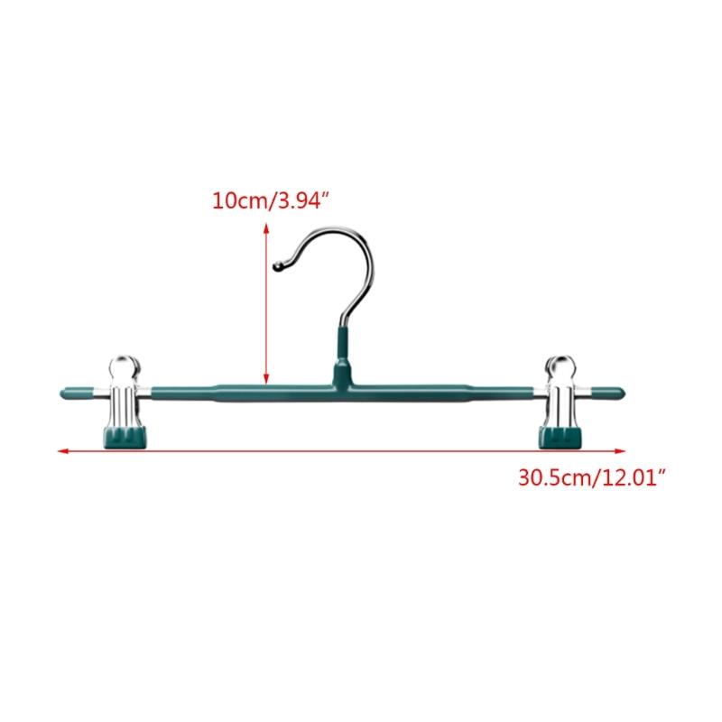 5pcs Trouser Hangers with Clips Multifunction Pants Hanging Holder for Home Bedroom Dormitory Hat Skirt Storage Bracket