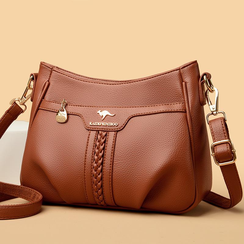 Taška Dámská taška Atmospheric Multi-layer Trend Mom Bag Crossbody Bag Dámská taška přes rameno