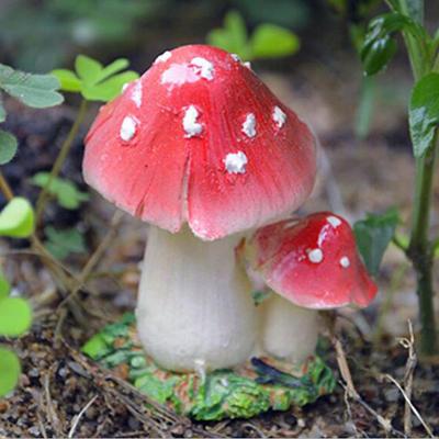 Mushroom Animals Figurine Fairy Terrarium Decor