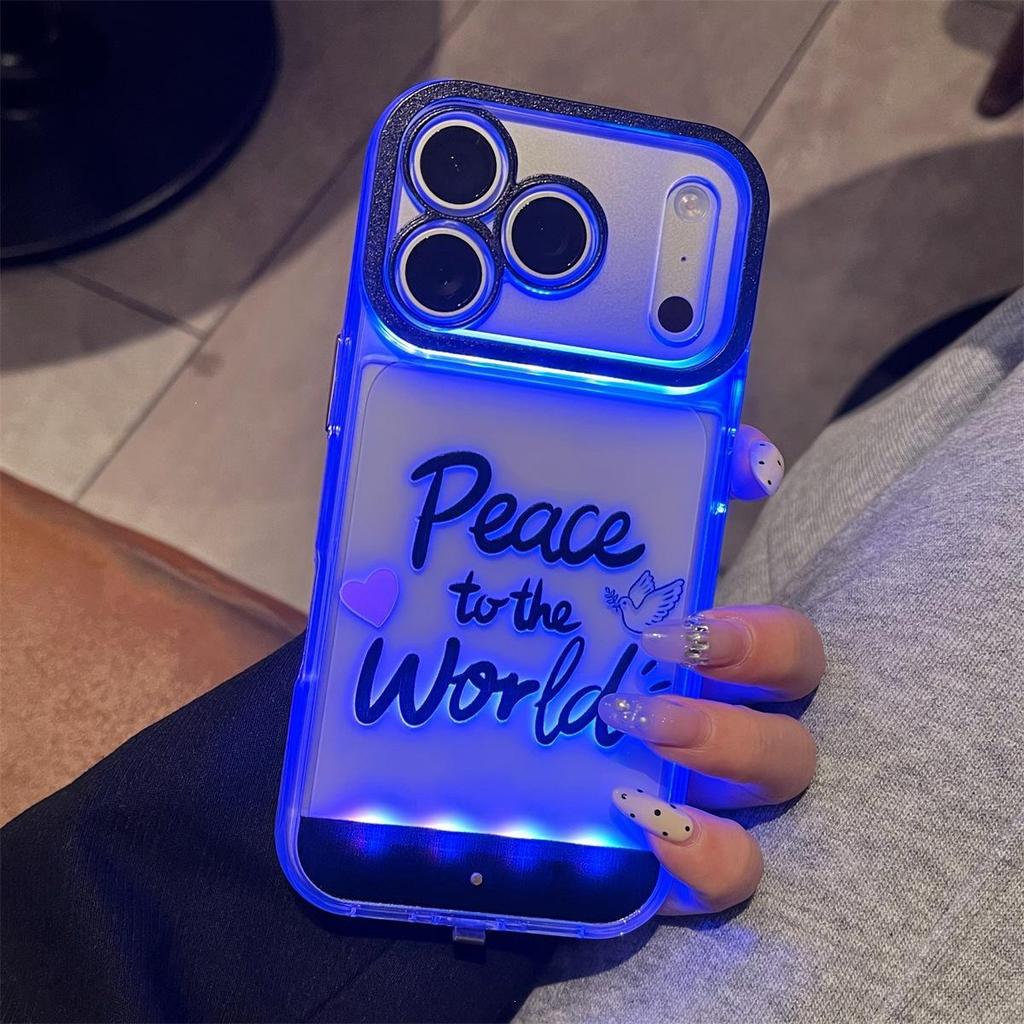 Incoming Call Flash Black iPhone Case for iPhone 14/13/12/11/XR and 17/16/15PROMAX