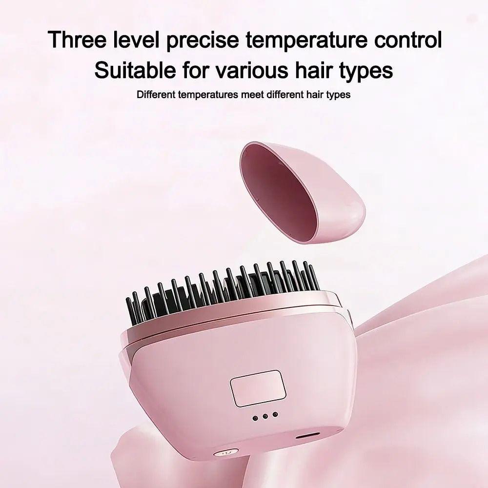 Fast Heating Technology Electric Hair Brushes Portable Straightening Comb  Personal Care