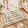 Tappeto Morbido di Lusso in Imitazione Cashmere, Adatto per Porte d'Ingresso, Camere da Letto, Scale e Tappetini da Bagno.