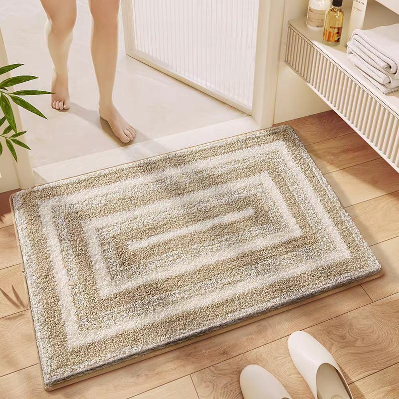Tappeto Morbido di Lusso in Imitazione Cashmere, Adatto per Porte d'Ingresso, Camere da Letto, Scale e Tappetini da Bagno.