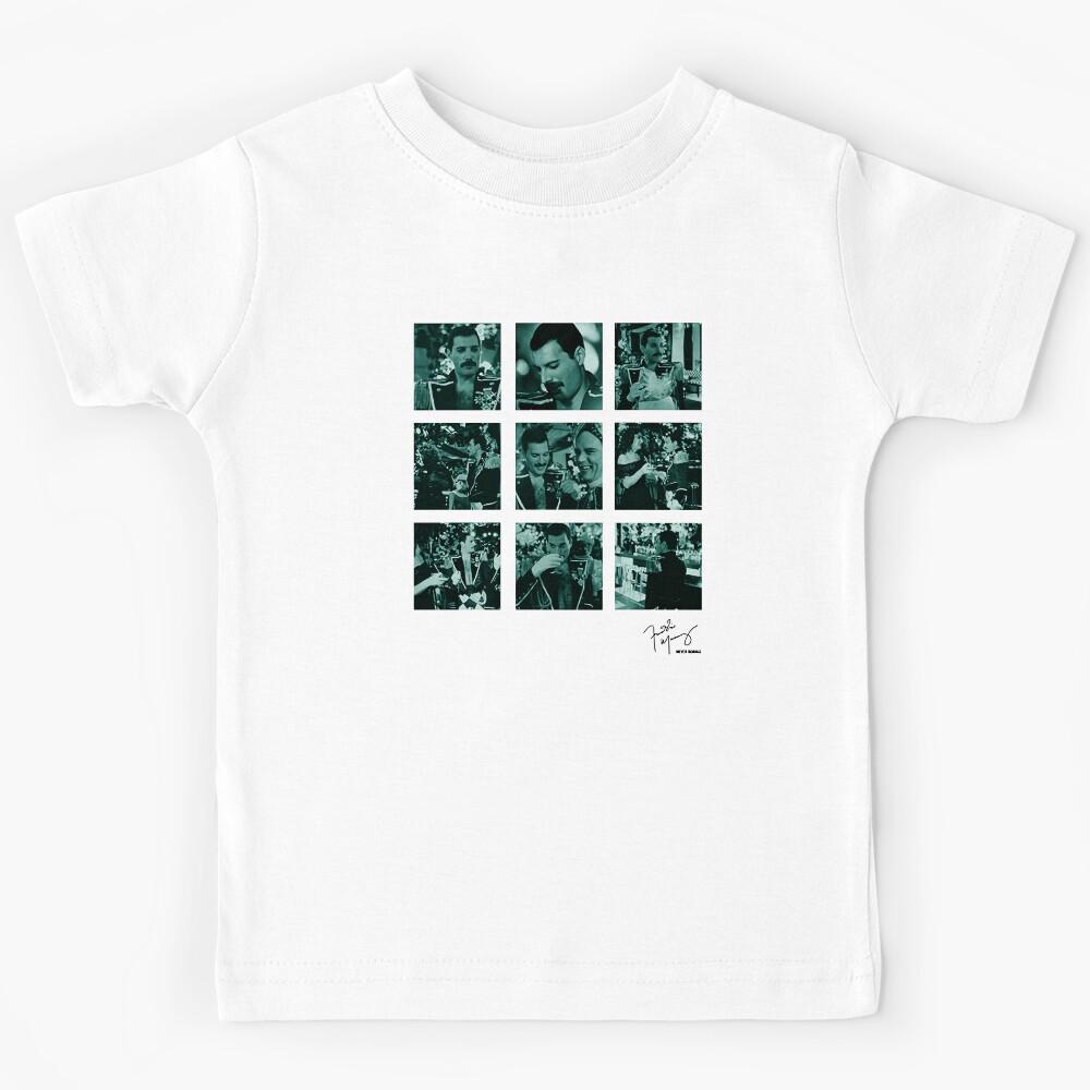 Freddie Mercury - Squares Kids T-Shirt 160