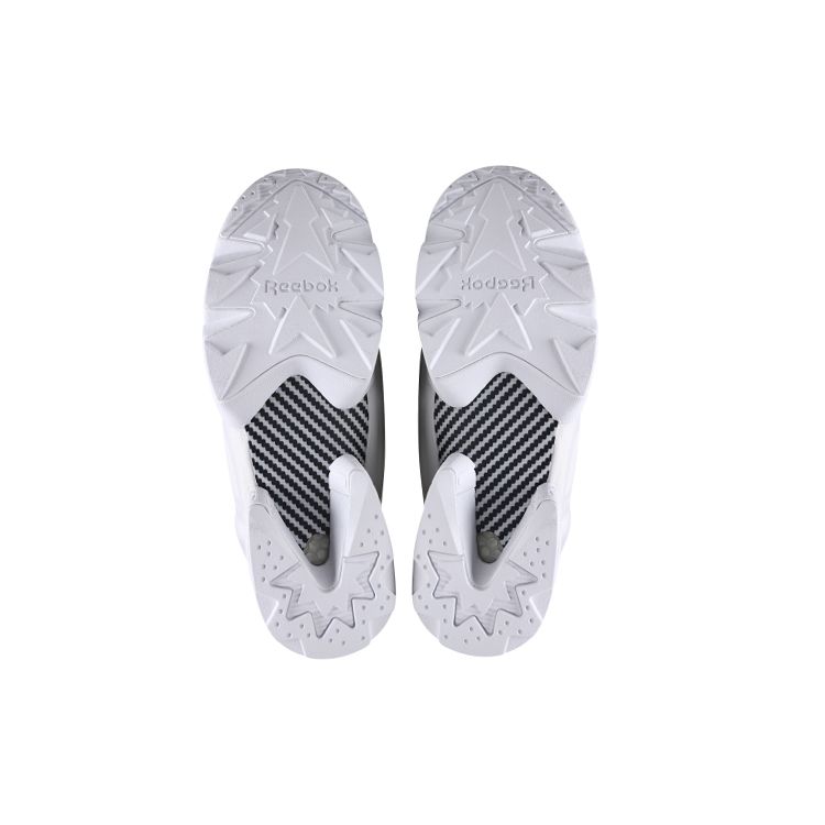 Reebok Instapump Fury Round Toe Low Top Casual Running Shoes Unisex Sneaker Cloud-White DV4591